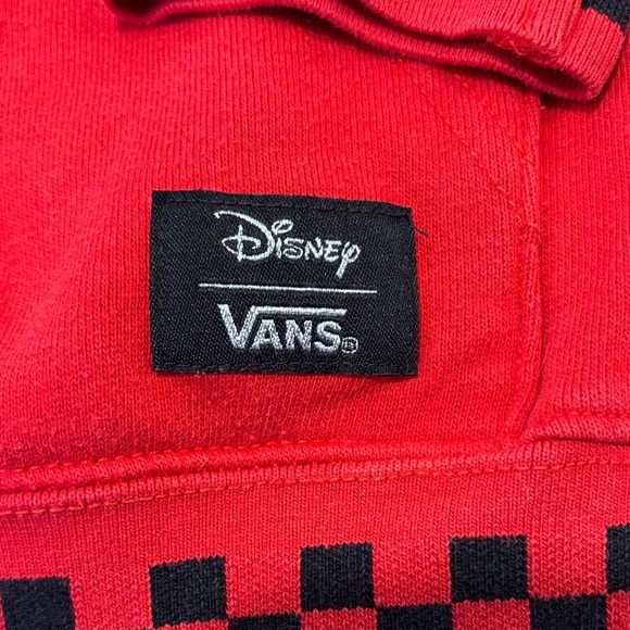 Vans Red Mickey Mouse Kids Hoodie - Picture 2 of 10